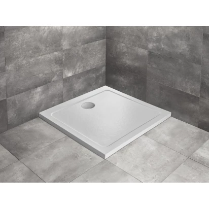 Brodzik kwadratowy 90x90x4,5 Radaway DOROS C STONE SDRC9090-01-04S biały