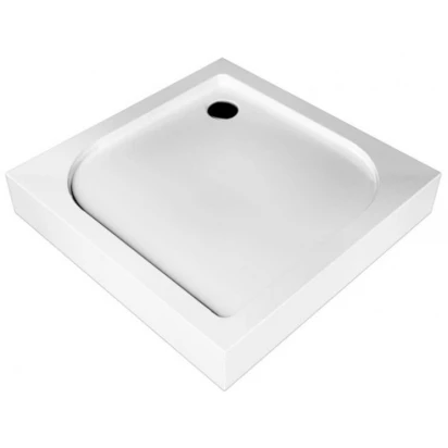 Brodzik kwadratowy kompaktowy 80x80 Polimat TAKO 00382