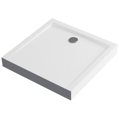 Brodzik kwadratowy wysoki 80x80 Excellent FORMA COMPACT X BREX.1402.080.080.WHC biały struktura