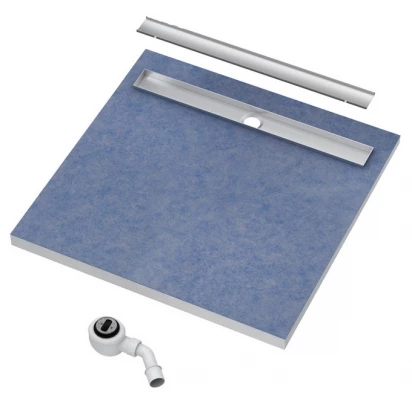 Brodzik podpłytkowy 80x80x5/12,5 Schedpol Stabilsound Base S1 10.021/OLSP STAMP