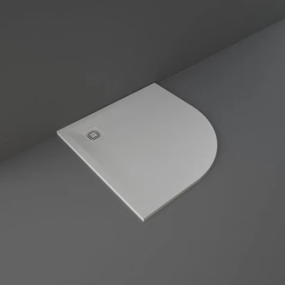 Brodzik półokrągły 100x100 RAK Ceramics FEELING RFQU100100S503 szary