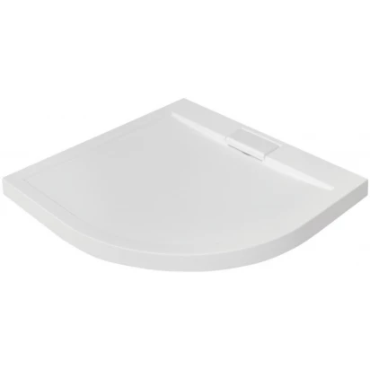 Brodzik półokrągły 80x80 Besco AXIM #BAX-80-NR