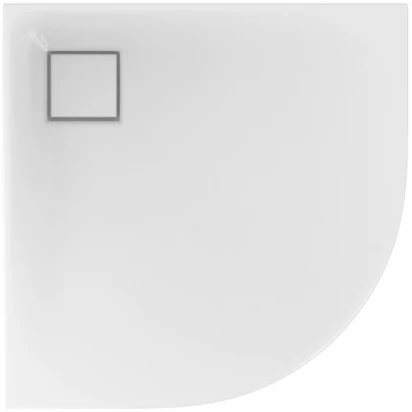 Brodzik półokragły 90x4 z syfonem Cersanit CREA S601-120