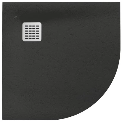 Brodzik półokrągły 90x90 Roca TERRAN AP10538438401640 onyks