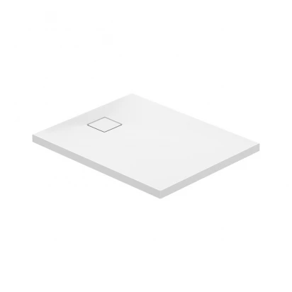 Brodzik prostokątny 100X80X4,5 z syfonem Cersanit TAKO SLIM S208-006 biały mat