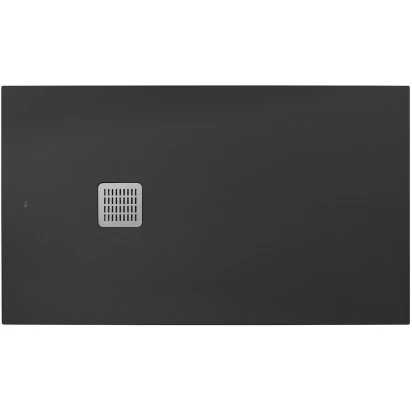 Brodzik prostokątny 100x90 + syfon Roca TERRAN AP1013E838401640 onyks