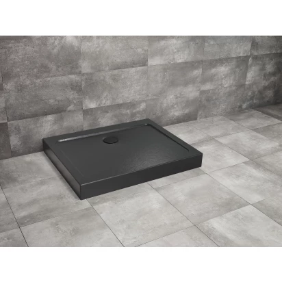Brodzik prostokątny 110x80 Radaway DOROS D COMPACT SDRD1180-05-54S stone czarny