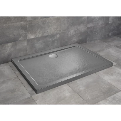 Brodzik prostokątny 110x80 Radaway DOROS D SDRD1180-01-64S stone anthracite