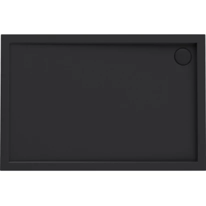 Brodzik prostokątny 120x80 Oltens SUPERIOR 15003300 czarny mat