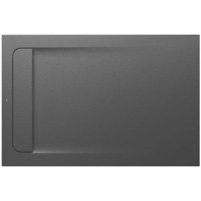 Brodzik prostokątny 120x80 + odpływ liniowy Roca AQUOS AP6014B032001640 onyks