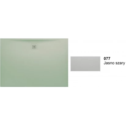 Brodzik prostokątny 140x100 Laufen PRO H2119540770001 jasny szary