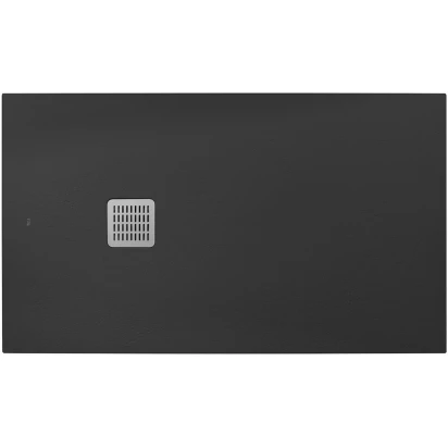Brodzik prostokątny 140x80 + syfon Roca TERRAN AP10157832001640 onyks