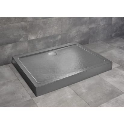 Brodzik prostokątny 90x80x11,5 Radaway DOROS D Compact Stone SDRD9080-05-64S antracyt