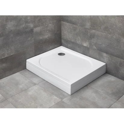 Brodzik prostokątny z obudową 80x75x14,5 Radaway DELOS D 4D87514-03L lewy