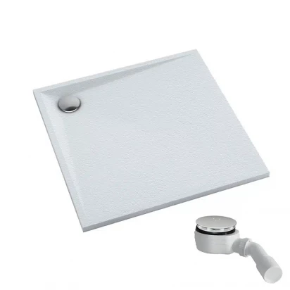 Brodzik prysznicowy kompozytowy 90x90 Schedpol ETRUSCO WHITE STONE 3.461/B/ST