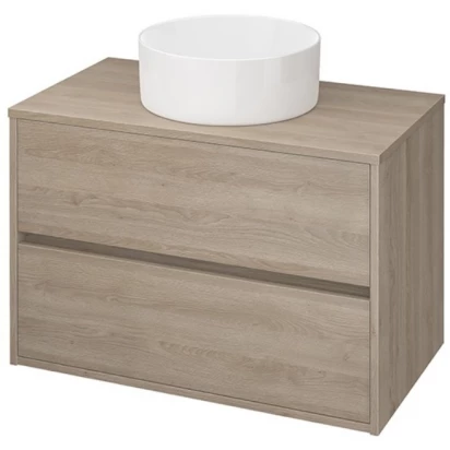 Cersanit CREA Szafka z blatem pod umywalkę 80 S924-010 dąb