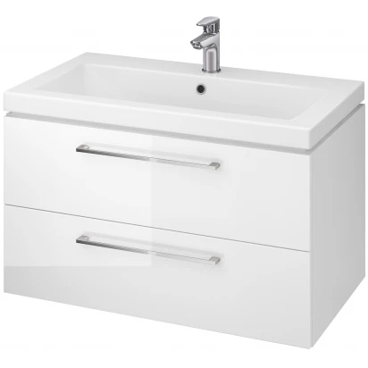 Cersanit LARA Szafka z umywalką 80 cm COMO S801-149-DSM biała