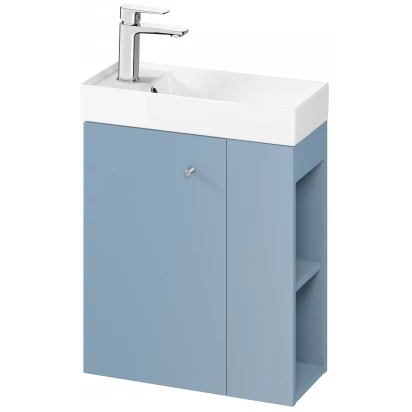 Cersanit LARGA Szafka podumywalkowa toaletowa 50x22 S932-065-DSM niebieska