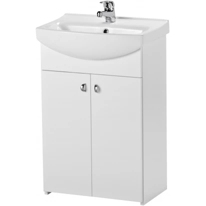 Cersanit MITO CERSANIA NEW umywalka z szafką BIANCO 50 cm S509-039-DSM biała