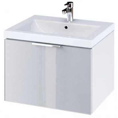 Cersanit STILLO Szafka 60 cm pod umywalkę COMO, ZURO, AMAO, COLOUR S575-003 biała, front szary