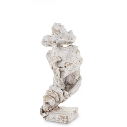 Cisza rzaźba cementowa dekoracja figura 20,5cm Cyrus Stone 137816