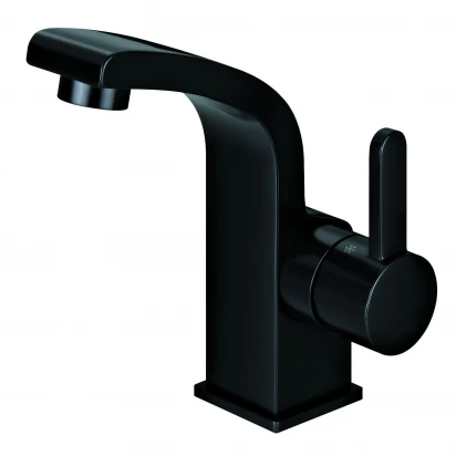 Czarna bateria umywalkowa Omnires DARLING DA5010BL