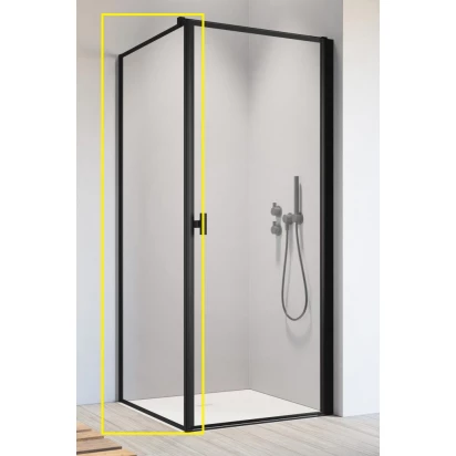 Czarna ścianka boczna S1 80x200 Radaway NES S1 10039080-54-56 Frame