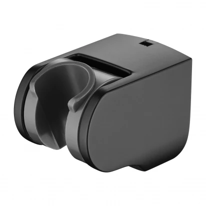 Czarny uchwyt do słuchawki prysznicowej Omnires 2060BL