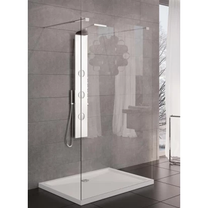 Kabina prysznicowa prostokątna walk-in, równoległa 100x200 cm szkło czyste 8 mm z powłoką Active Shield New Trendy MODUS EXK-1153