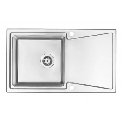 Deante FOBOS Zlewozmywak stalowy 1-komorowy z ociekaczem ZPF 0113 satyna