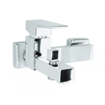 Deante Neo QUADRATO bateria wannowa ścienna BOQ 010M