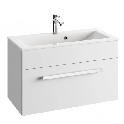 Defra OLEX szafka podwieszana pod umywalkę 80 cm 024-D-080055 biała