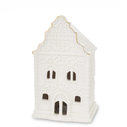 Dekoracja domek LED 15,5 cm 168744 biały