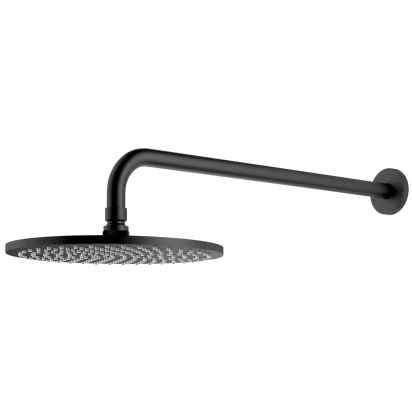 Deszczownica 25 cm z ramieniem Omnires SLIMLINE WGSET1GR grafit