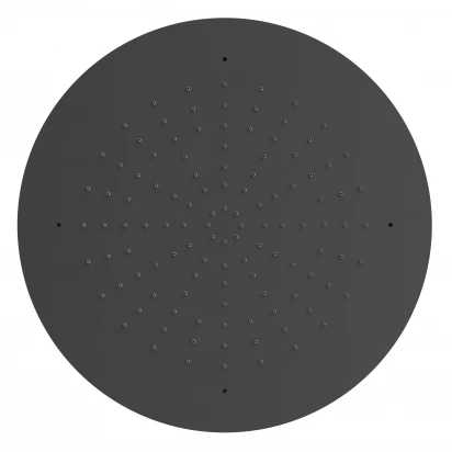 Deszczownica okrągła 50 cm Tres BARRAS Y DUCHA EXCL 134950NM czarna mat