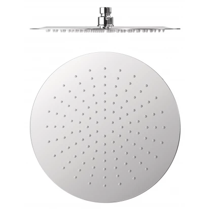 Deszczownica z kolankiem okrągła 30 cm Tres BARRAS Y DUCHA EXCL 134315005