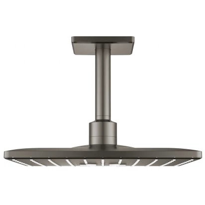 Deszczownica z przepustem stropowym 14,2cm Cube Grohe SMARTACTIVE 26481AL0 brushed hard graphite