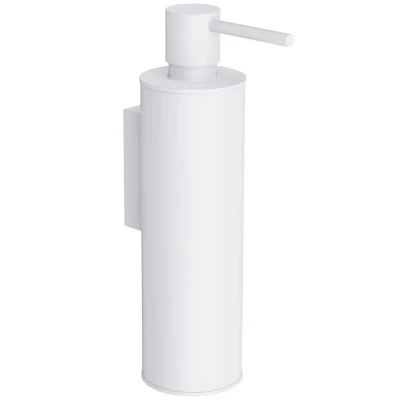 Dozownik mydła w płynie ścienny Omnires MODERN PROJECT MP60721WM biały mat