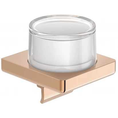 Dozownik szklany ścienny Roca TEMPO A817037RG0 różowe złoto