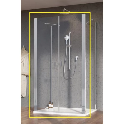 Drzwi prysznicowe 100x200 Radaway NES DWD + 2S 10035100-01-01