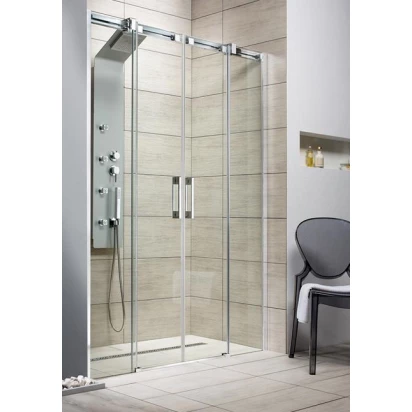 Drzwi prysznicowe 140x200 Radaway ESPERA DWD 380240-01 + 380224-01