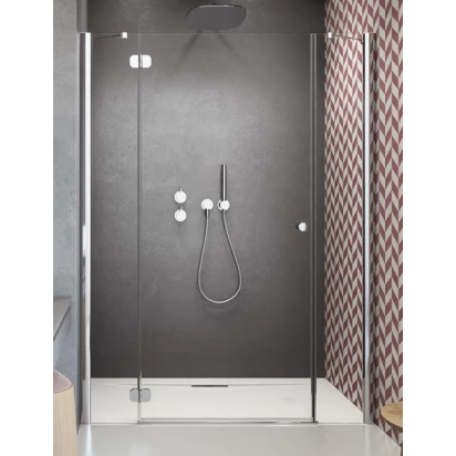 Drzwi prysznicowe 150x185 Radaway TORRENTA DWJS 320712-01-01R + 320343-01-01 prawe