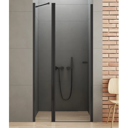 Drzwi prysznicowe 90x195 New Trendy NEW SOLEO BLACK D-0241A-WK