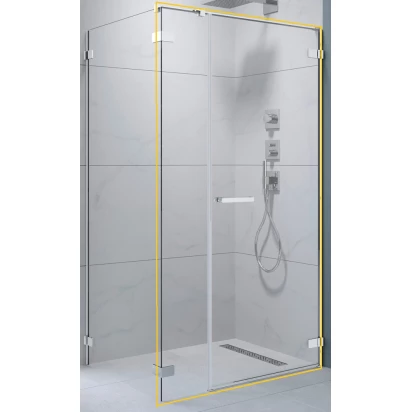 Drzwi prysznicowe 90x200 Radaway ARTA KDS I 386520-03-01R + 1386100-03-01 prawe