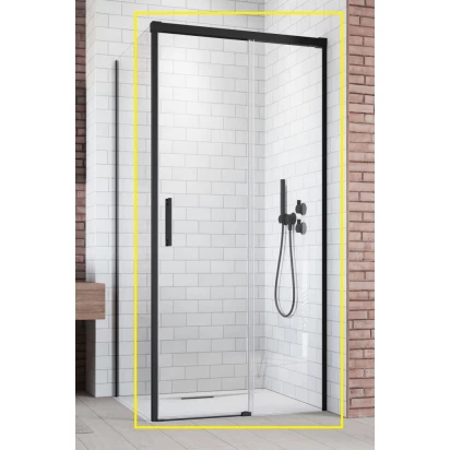 Drzwi prysznicowe do kabiny 100x200 Radaway IDEA BLACK KDJ 387040-54-01R prawe