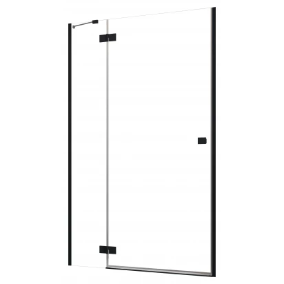 Drzwi prysznicowe wnękowe 100x200 Radaway ESSENZA NEW BLACK DWJ 1385014-54-01L lewe/czarny