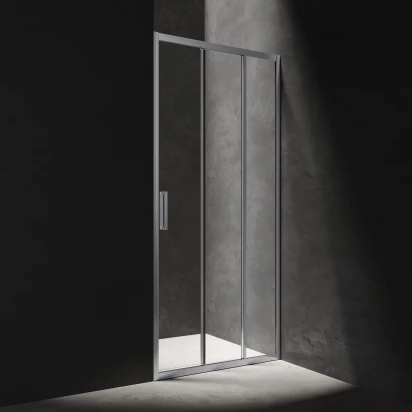 Drzwi prysznicowe wnękowe 120 cm Omnires CHELSEA NDT12X