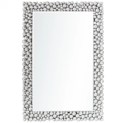 Duże lustro 120x80 glamour z kryształków szklanych Vetrario 118181