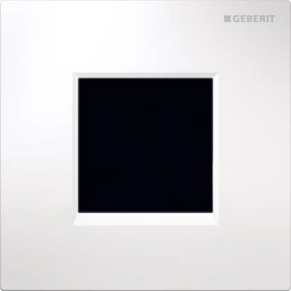 Elektroniczny Przycisk spłukujący Typ20 z zasilaniem 230V do pisuaru Geberit 116.027.KJ.1 biały / chrom błyszczący