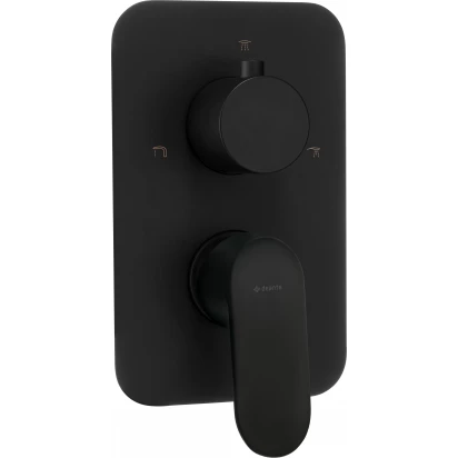 Element zewnętrzny do BOXa mieszaczowego Deante ALPINIA BXY NGAM czarny mat